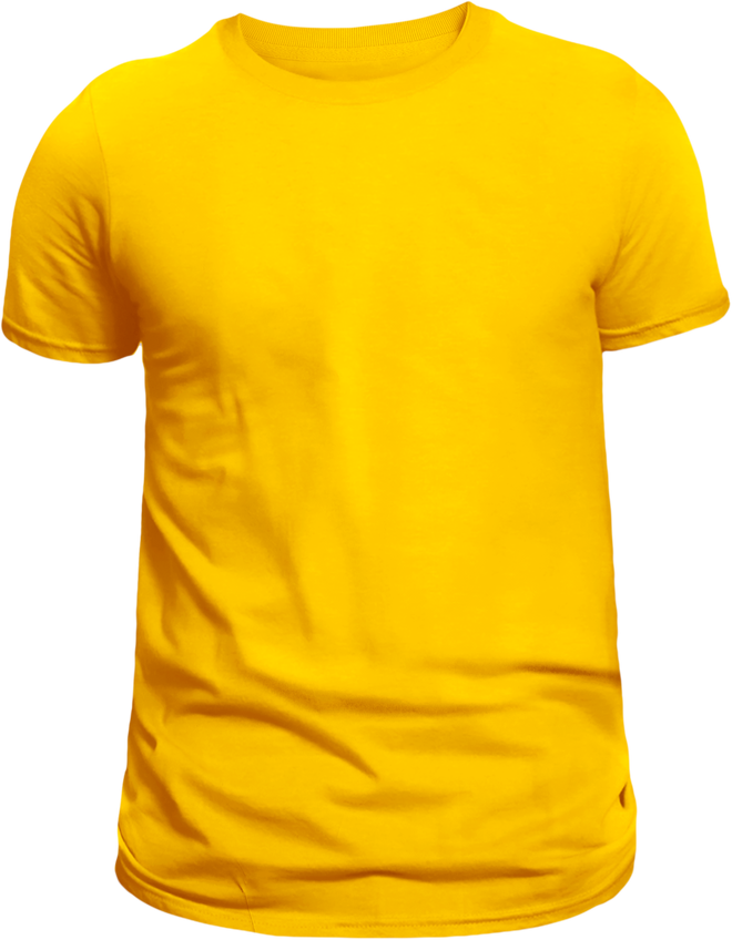 yellow t shirt